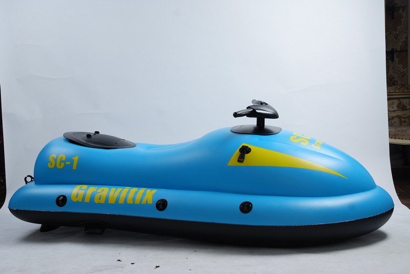 Водный надувной скутер с электромотором, скорость до 8.5 кмчас, грузоподемность до 150 кг