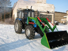 Навесное оборудование на трактор МТЗ (ковш)